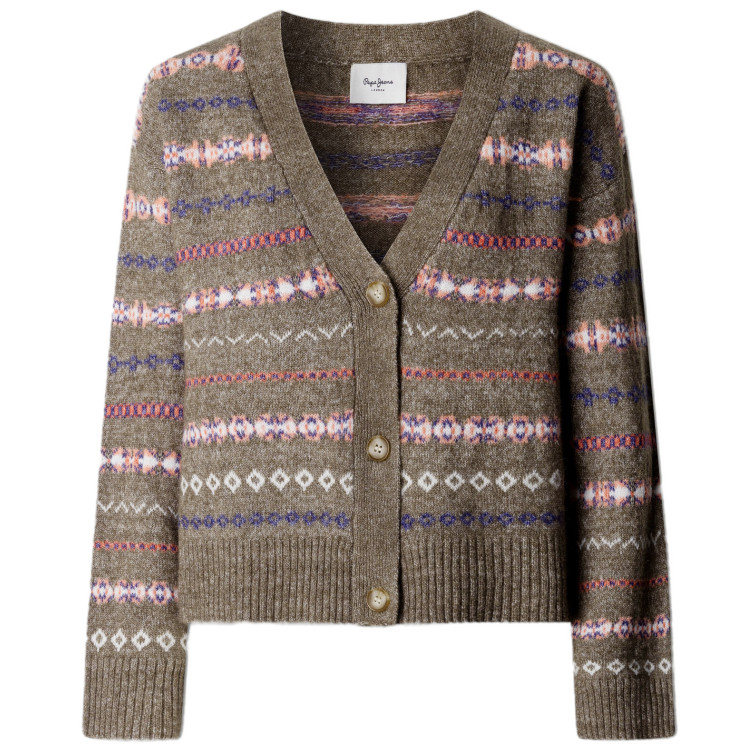 CÁRDIGAN PUNTO MUJER PEPE JEANS CUELLO PICO