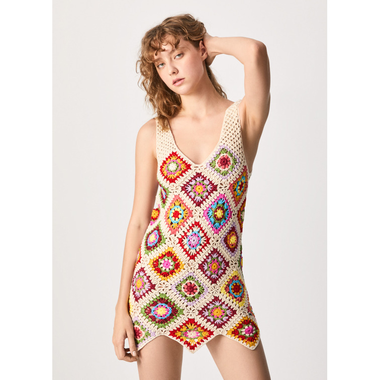VESTIDO CROCHET MUJER  PEPE JEANS TRIXIE