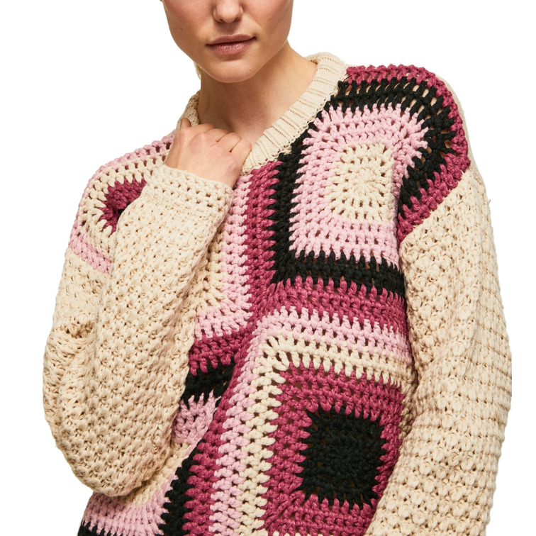 JERSEY CUELLO PERKINS EN CROCHET MUJER PEPE JEANS TORI