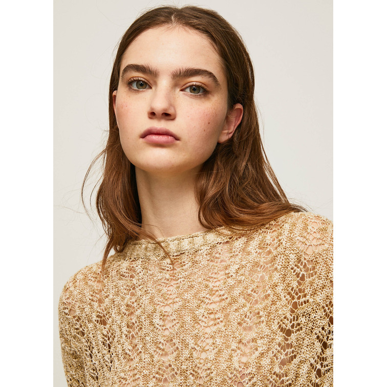 CÁRDIGAN CROPPED PUNTO CALADO MUJER PEPE JEANS FRANCESCA