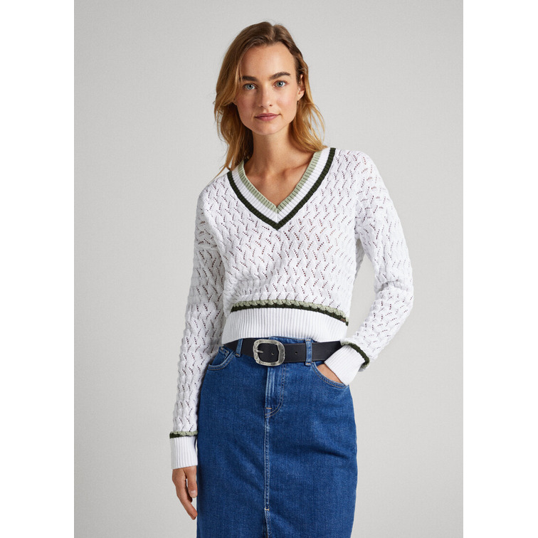 JERSEY DE PUNTO CALADO MUJER PEPE JEANS DELANI