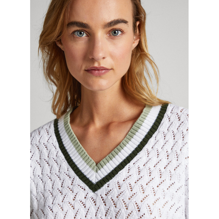 JERSEY DE PUNTO CALADO MUJER PEPE JEANS DELANI