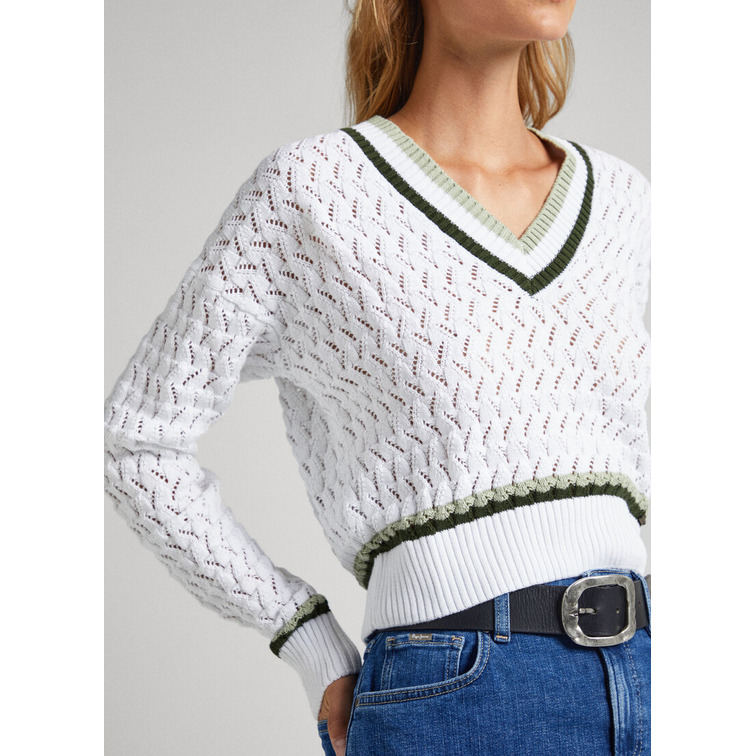 JERSEY DE PUNTO CALADO MUJER PEPE JEANS DELANI