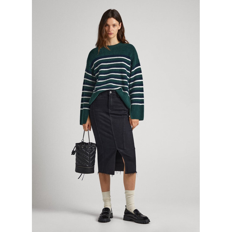 JERSEY CUELLO REDONDO RAYAS MUJER PEPE JEANS ELLISON
