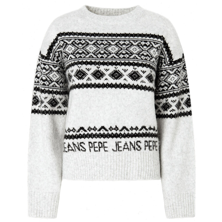 JERSEY JACQUARD CUELLO REDONDO MUJER PEPE JEANS ELODIE