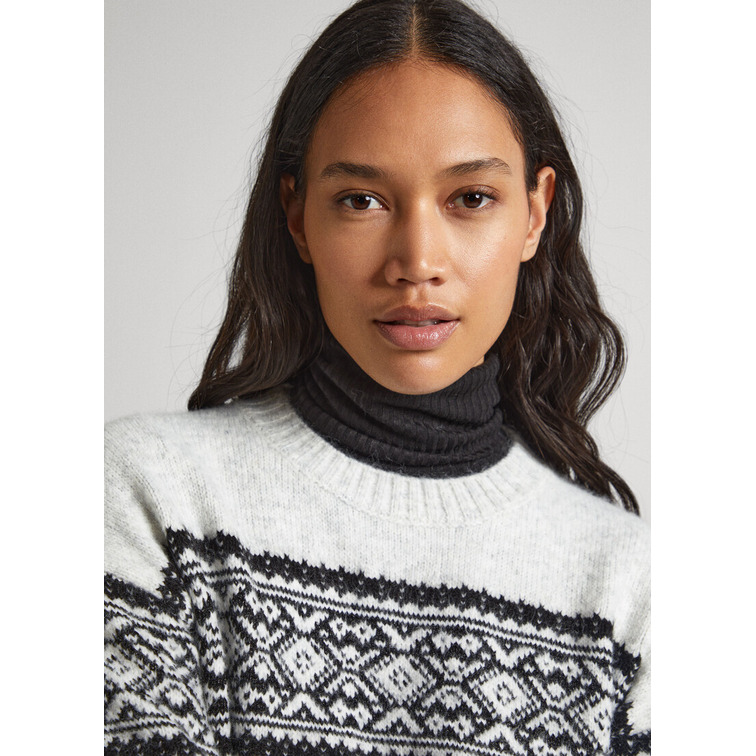 JERSEY JACQUARD CUELLO REDONDO MUJER PEPE JEANS ELODIE