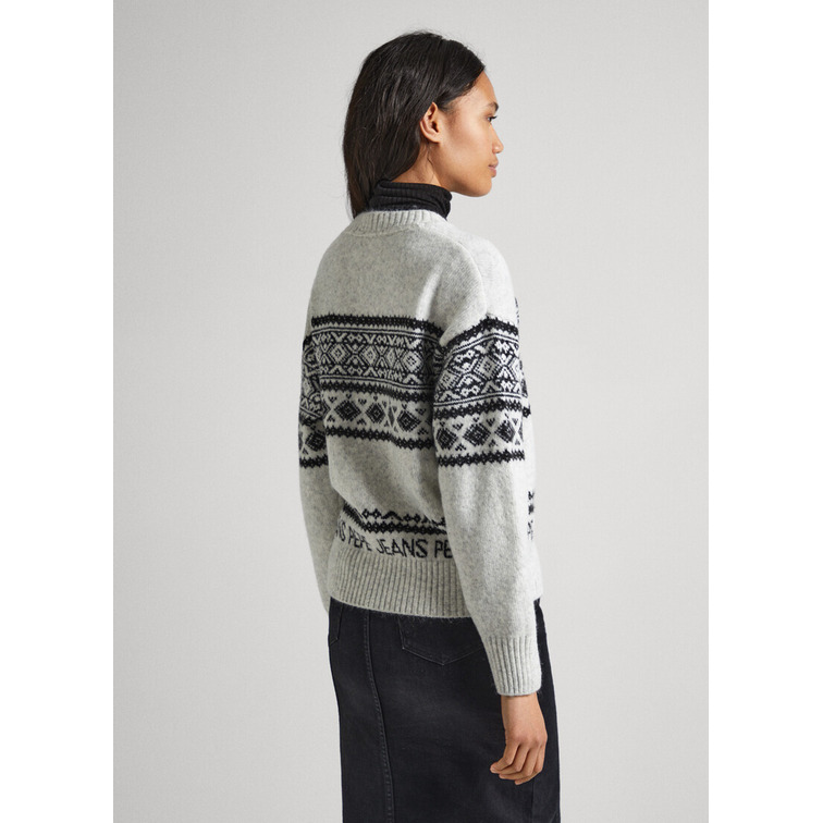 JERSEY JACQUARD CUELLO REDONDO MUJER PEPE JEANS ELODIE