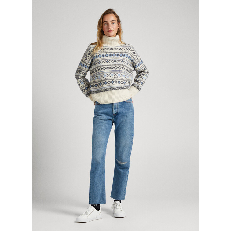 JERSEY JACQUARD CUELLO ALTO MUJER PEPE JEANS ELSA