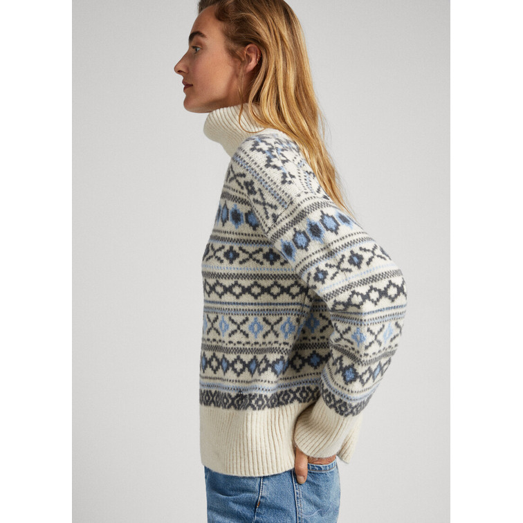 JERSEY JACQUARD CUELLO ALTO MUJER PEPE JEANS ELSA