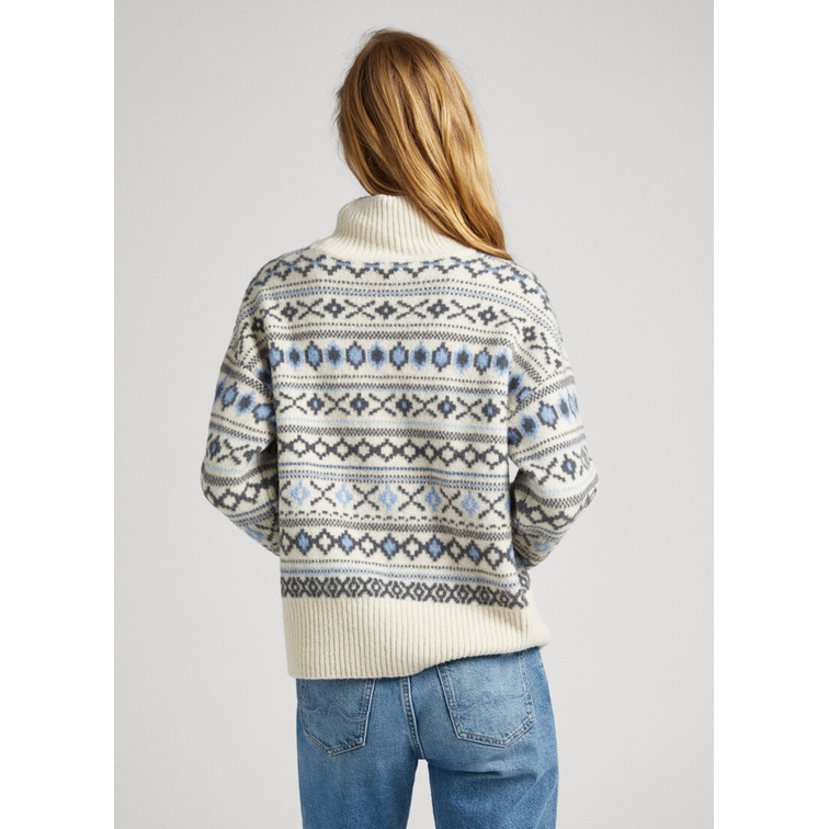 JERSEY JACQUARD CUELLO ALTO MUJER PEPE JEANS ELSA