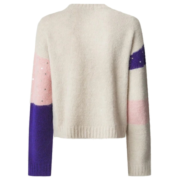 JERSEY COLORBLOCK MUJER PEPE JEANS CUELLO REDONDO
