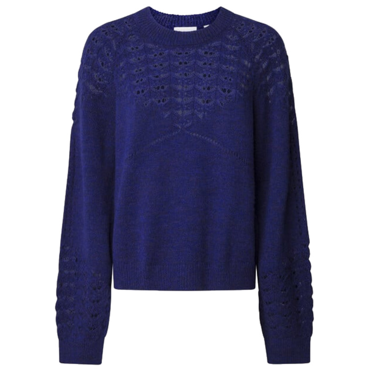 JERSEY CALADO MUJER PEPE JEANS CUELLO REDONDO