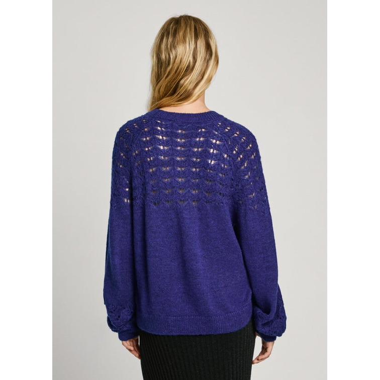 JERSEY CALADO MUJER PEPE JEANS CUELLO REDONDO