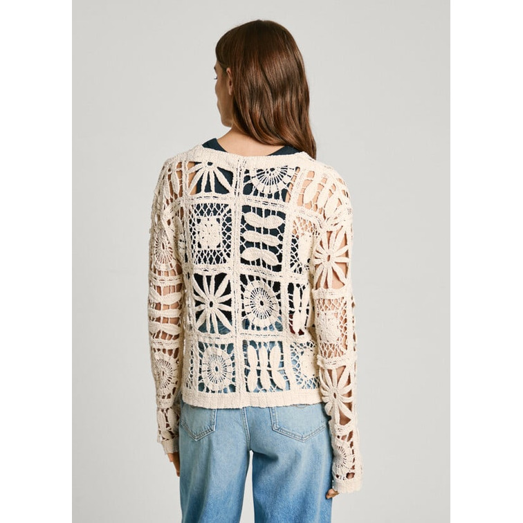 CARDIGAN MUJER PEPE JEANS DE CROCHET