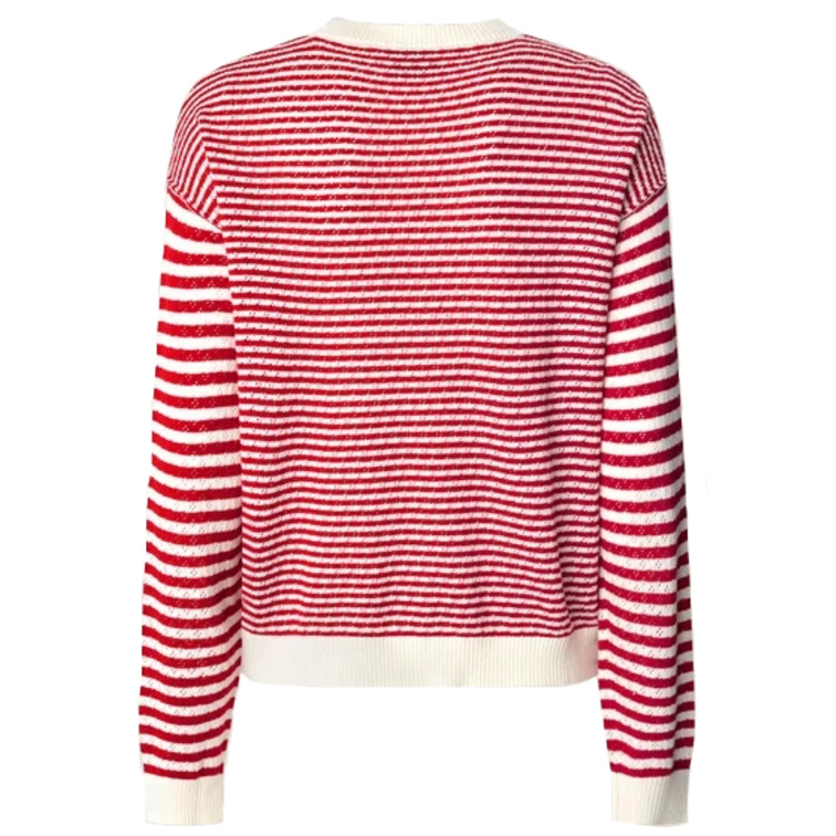 JERSEY A RAYAS MUJER PEPE JEANS DE PUNTO CALADO