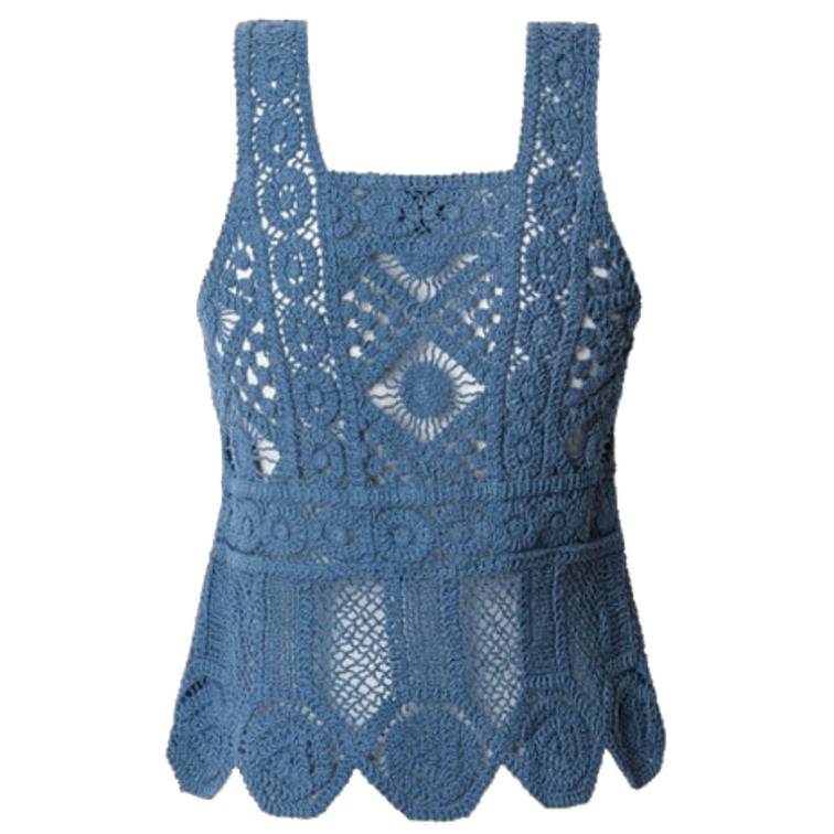 TOP DE TIRANTES MUJER PEPE JEANS DE CROCHET