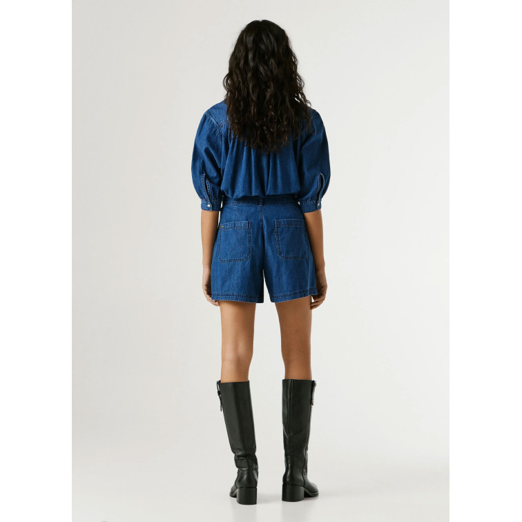 PANTALÓN CORTO VAQUERO MUJER PEPE JEANS FIT REGULAR