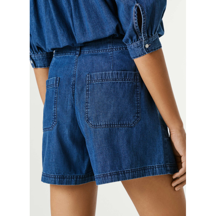 PANTALÓN CORTO VAQUERO MUJER PEPE JEANS FIT REGULAR