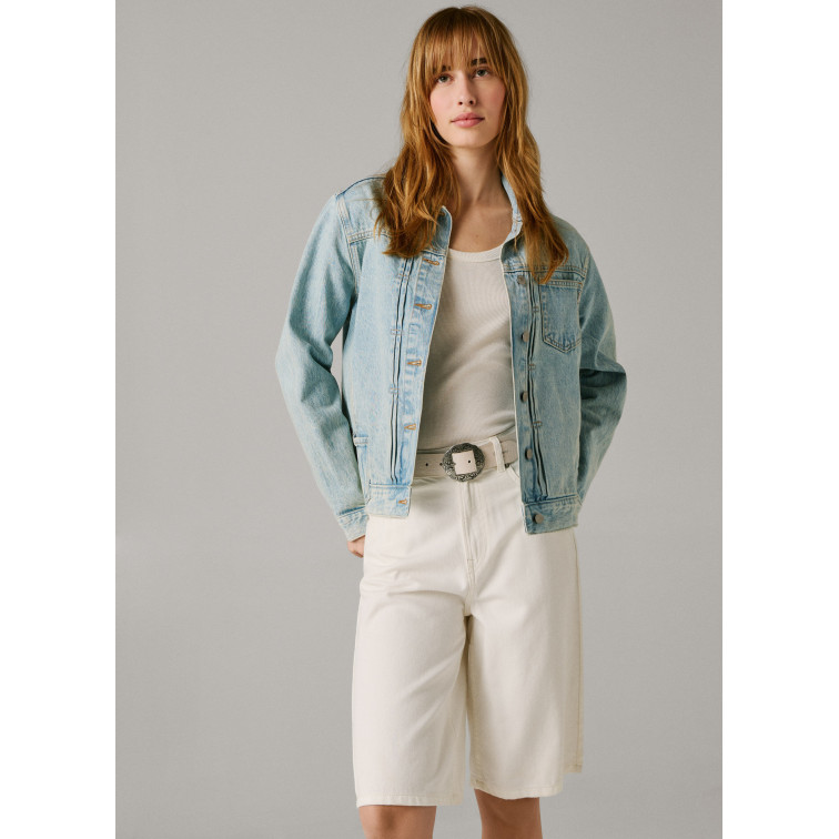 BERMUDA DENIM MUJER PEPE JEANS FIT RELAXED