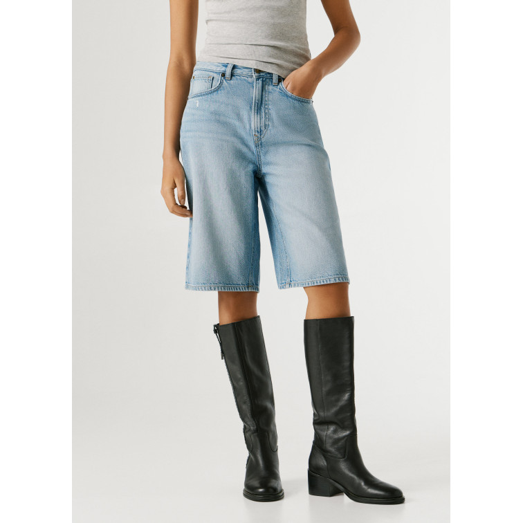 BERMUDA DENIM MUJER PEPE JEANS FIT RELAXED