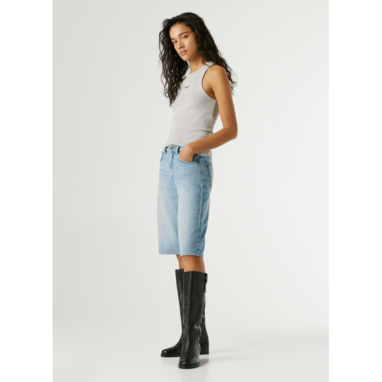 BERMUDA DENIM MUJER PEPE JEANS FIT RELAXED