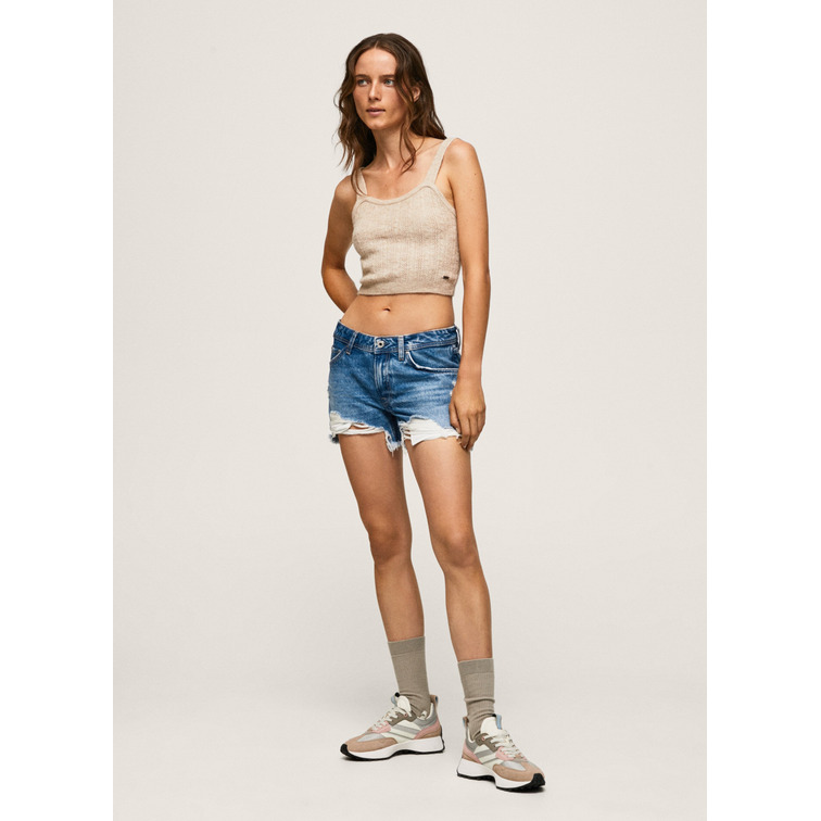 SHORT DENIM FIT REGULAR MUJER PEPE JEANS THRASHER