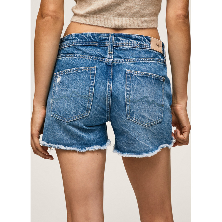 SHORT DENIM FIT REGULAR MUJER PEPE JEANS THRASHER