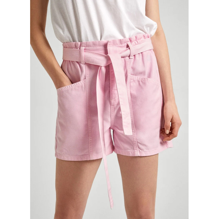 SHORTS PAPER BAG CON CINTURÓN MUJER PEPE JEANS