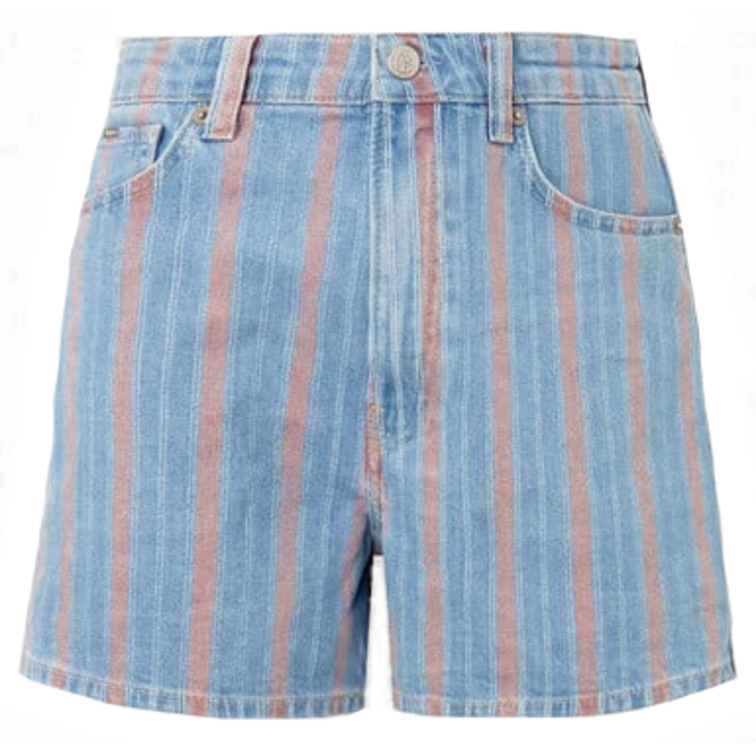 PANTALÓN CORTO MUJER  PEPE JEANS A-LINE SHORT UHW STRIPE