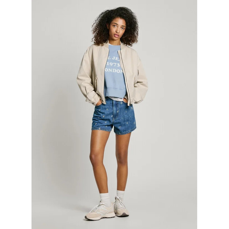 PANTALÓN CORTO VAQUERO MUJER PEPE JEANS FIT SLIM