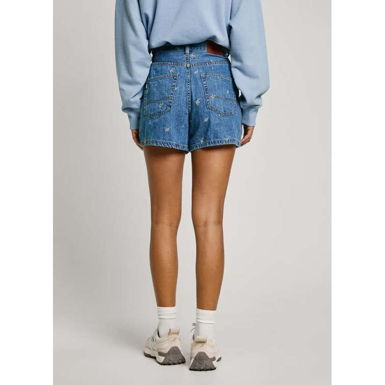PANTALÓN CORTO VAQUERO MUJER PEPE JEANS FIT SLIM