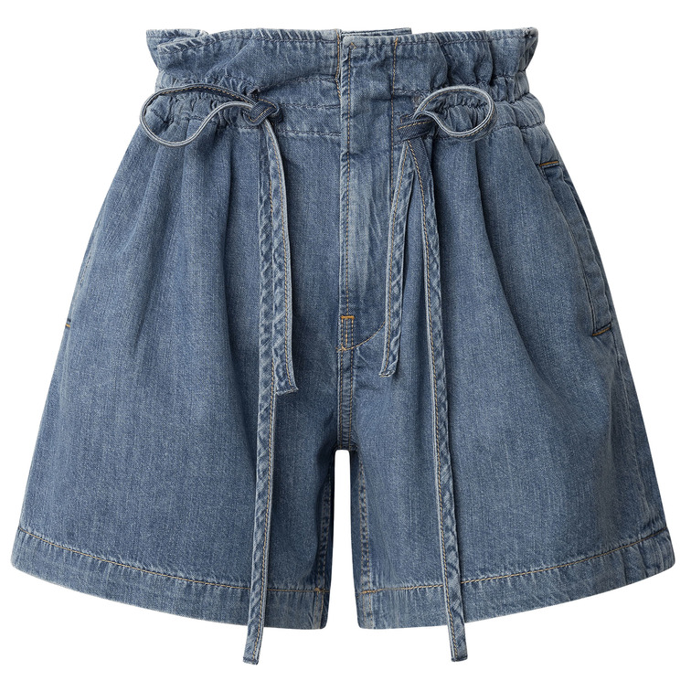PANTALÓN CORTO MUJER  PEPE JEANS A-LINE SHORT UHW CINCH