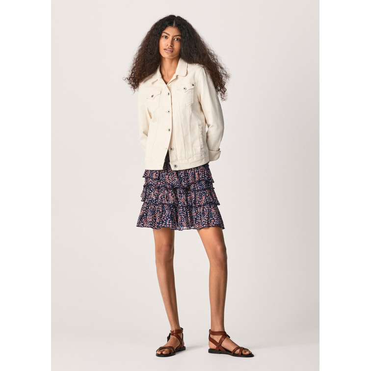 FALDA VOLANTES MUJER PEPE JEANS LESLIE