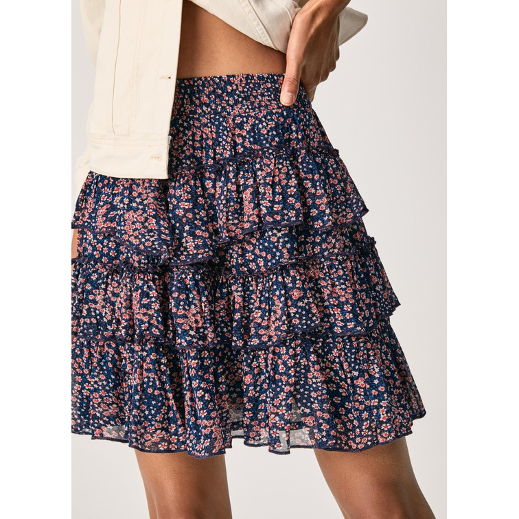 FALDA VOLANTES MUJER PEPE JEANS LESLIE