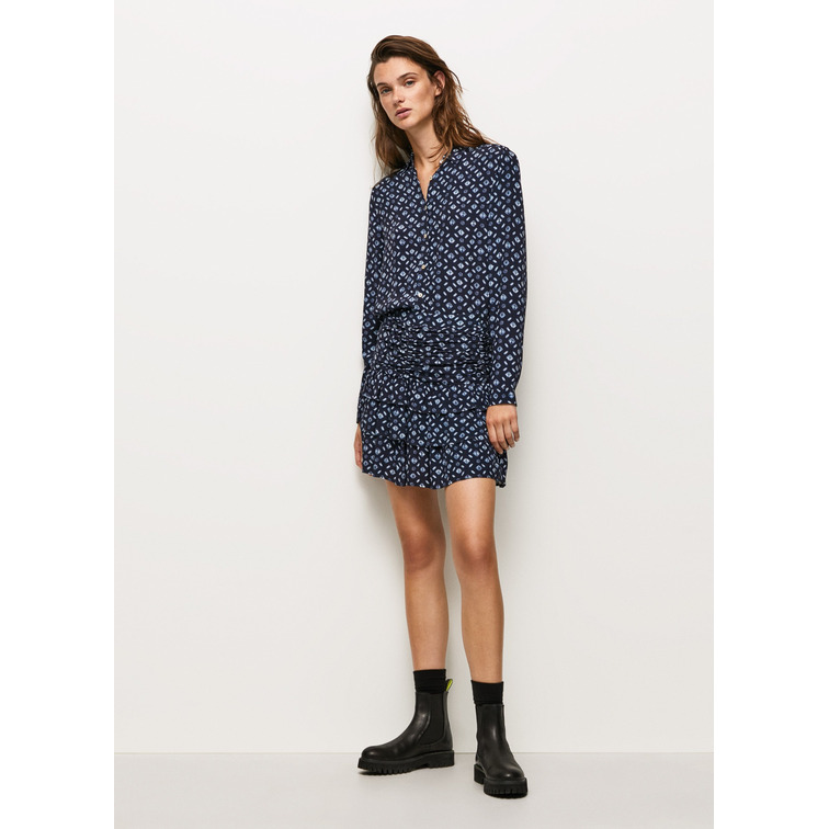 FALDA CORTA ESTAMPADO GEOMÉTRICO MUJER PEPE JEANS EIMI