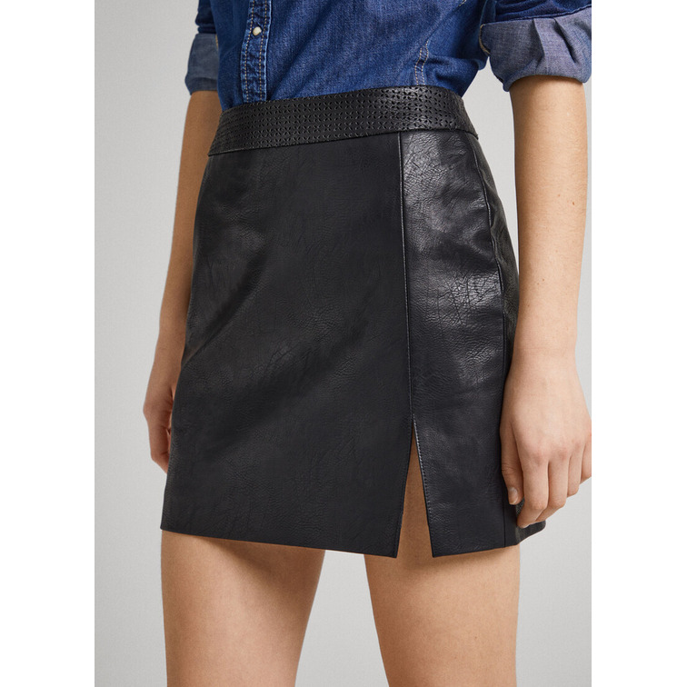 MINIFALDA DE POLIPIEL MUJER PEPE JEANS MAAR
