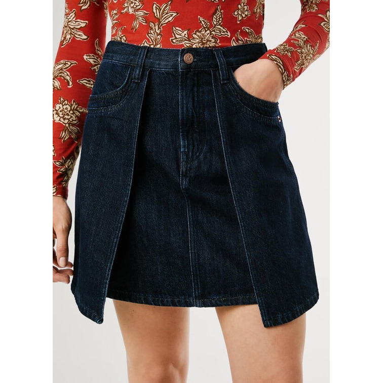 FALDA VAQUERA MUJER PEPE JEAN TIRO ALTO