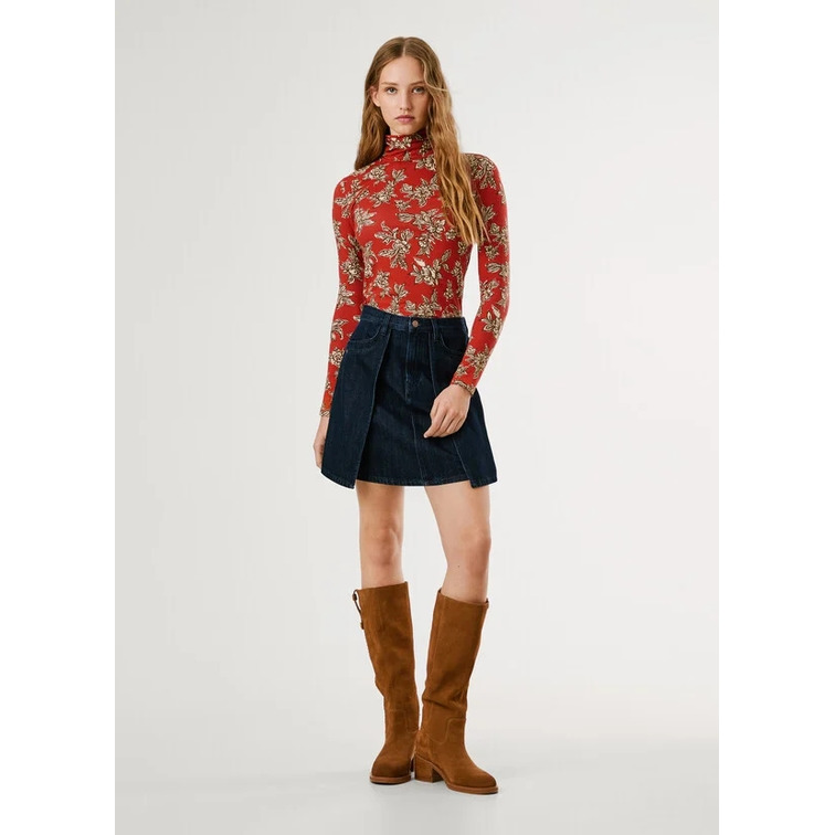 FALDA VAQUERA MUJER PEPE JEAN TIRO ALTO