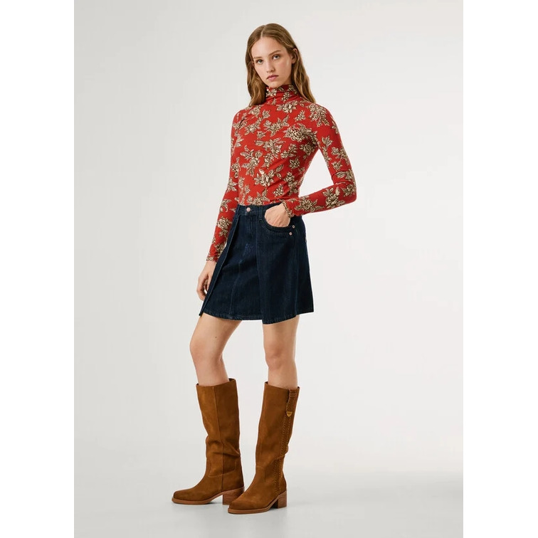 FALDA VAQUERA MUJER PEPE JEAN TIRO ALTO