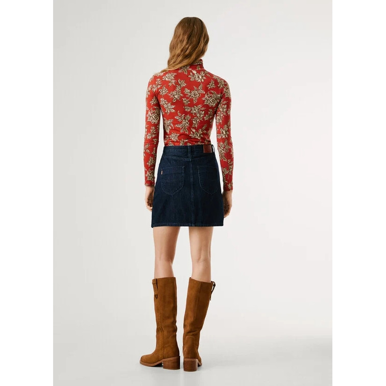 FALDA VAQUERA MUJER PEPE JEAN TIRO ALTO