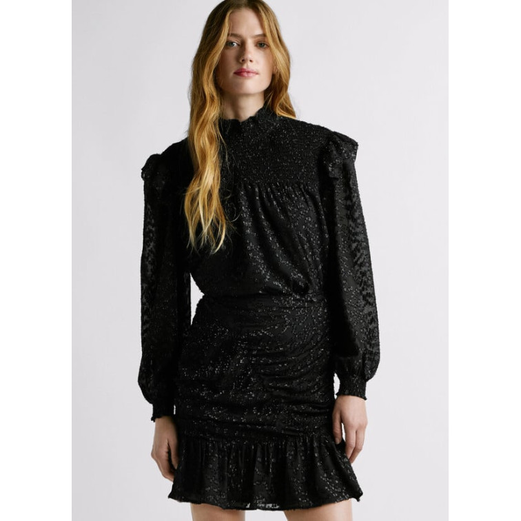 FALDA CORTA DRAPEADA MUJER PEPE JEANS