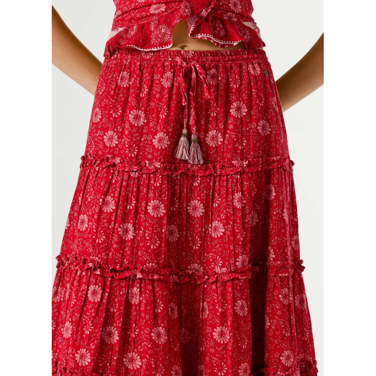 FALDA LARGA MUJER PEPE JEANS ESTAMPADO FLORAL
