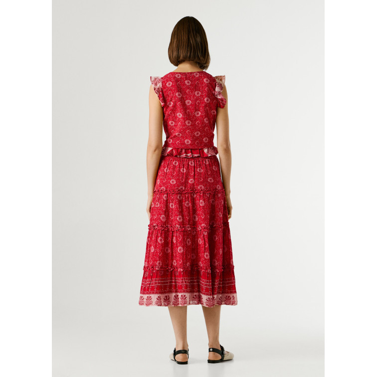 FALDA LARGA MUJER PEPE JEANS ESTAMPADO FLORAL