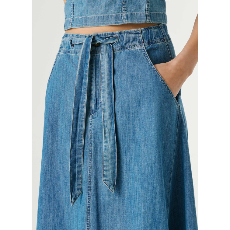 FALDA LARGA DENIM MUJER PEPE JEANS FIT REGULAR