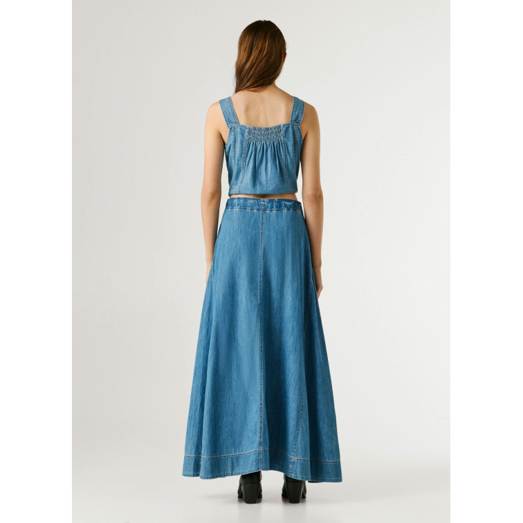 FALDA LARGA DENIM MUJER PEPE JEANS FIT REGULAR