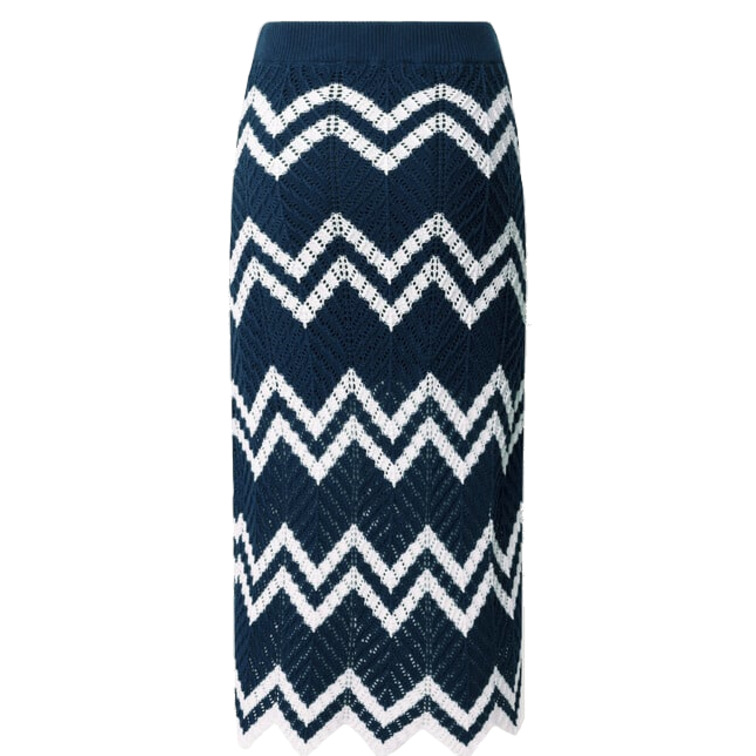 FALDA MIDI MUJER PEPE JEANS ESTAMPADO ZIGZAG