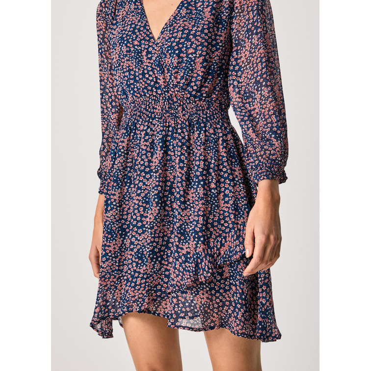 VESTIDO CON ESTAMPADO FLORAL MUJER PEPE JEANS MARINA