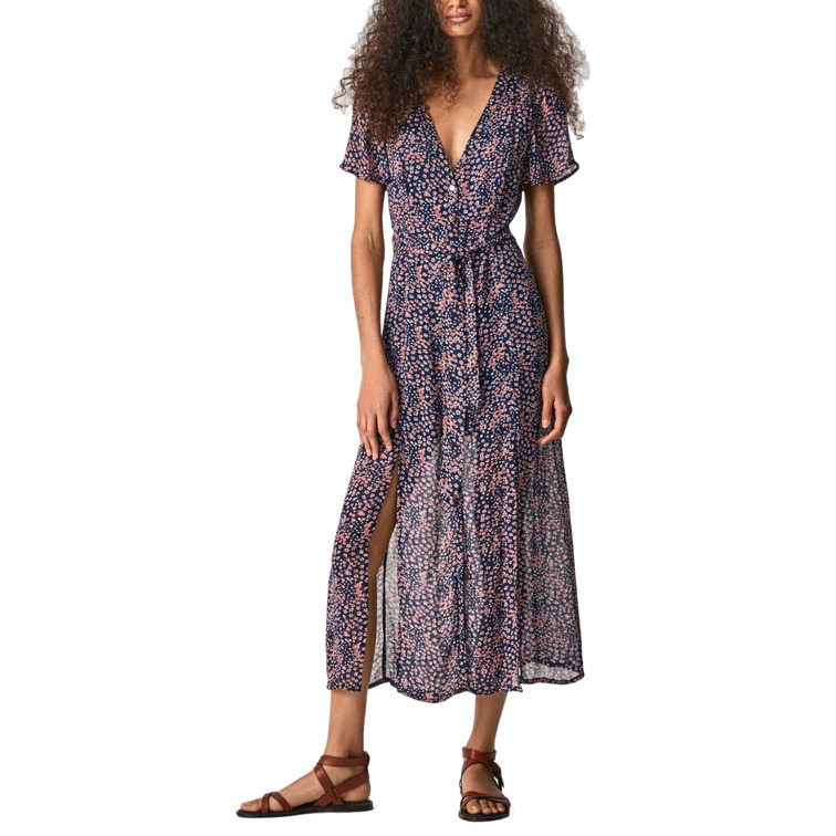VESTIDO LARGO CON ESTAMPADO FLORAL MUJER PEPE JEANS MARILYN