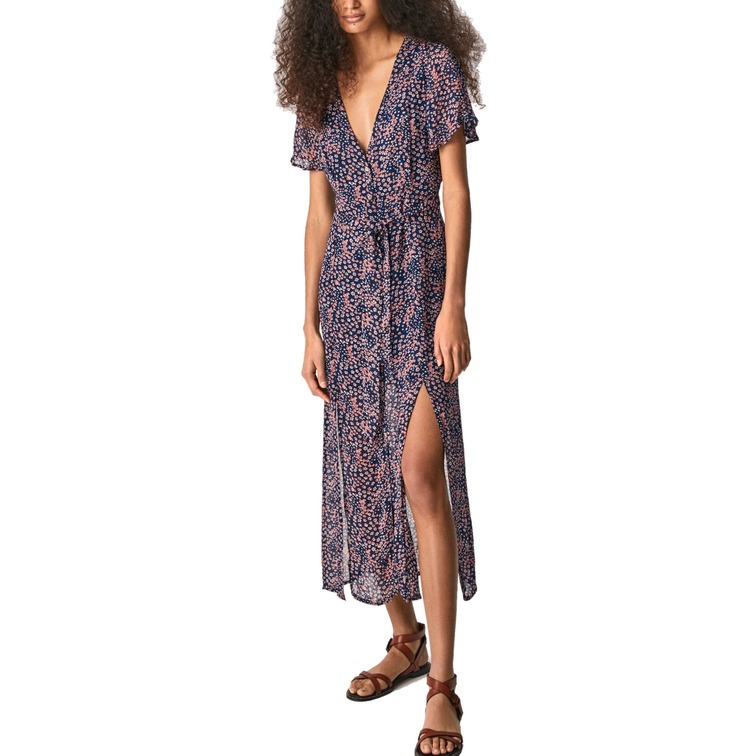 VESTIDO LARGO CON ESTAMPADO FLORAL MUJER PEPE JEANS MARILYN