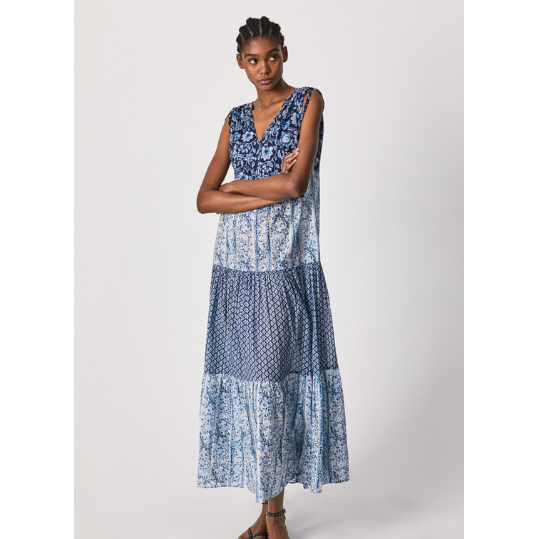 VESTIDO LARGO BOHO MUJER PEPE JEANS MARIELLE